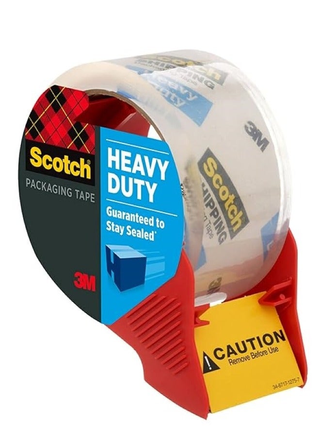 Scotch Heavy Duty Shipping Packaging Tape 1 Dispensered Roll 1.88 X 38.2 Yd